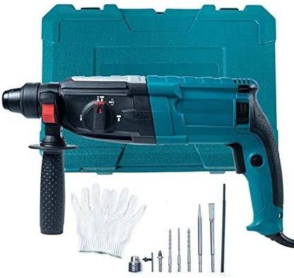 GSCPT Gold hammer drill, 1000W, 1300RPM, 30mm reversible rotary hammer with drill bit 30MM ROTARY HAMMER 1000WATT 1300RPM WITH 3 MODES Rotary Hammer Drill