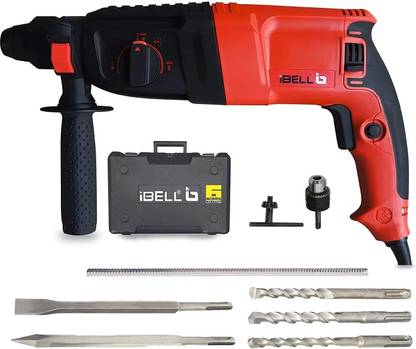iBELL SDS Chuck,26MM 800W,900RPM1500W RH26-24 Rotary Hammer Drill