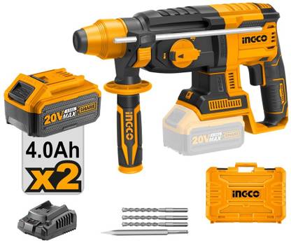 INGCO Cordless CRHLI202287 Rotary Hammer Drill