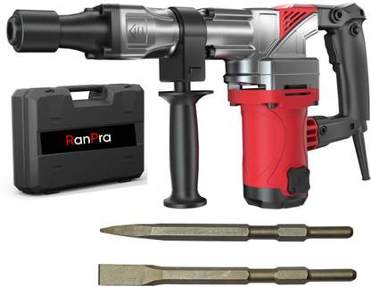 RanPra RHC-455 7 KG BREAKER/DEMOLITION HEAVY DUTY WITH 2 BIT SET Hammer Drill