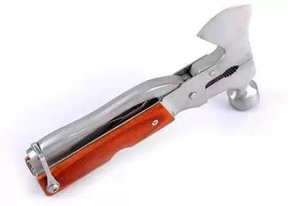 WiiWAYS Multi Functional Hammer Axe Hand Tool Kit,Cutters & Screwdriver Sledge Hammer