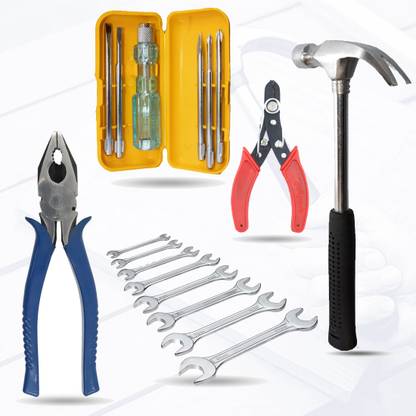 Hillgrove HGCM503M1 Hammer with 5in1 ScrewdriverKit,Wire Cutter, Plier and Open Wrench Set HGCM503M1 Hammer with 5in1 ScrewdriverKit,Wire Cutter, Plier and Open Wrench Set Curved Claw Hammer