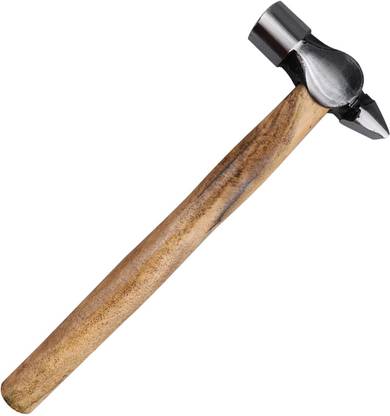 Red Champion wooden Steel Cross Pein Hammer (Brown) wooden Metal iron Cross Pein Hammer Cross Peen Hammer