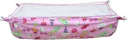 FEWOFMANY Soft Cloth Swing Baby Cradle/Ghodiyu/Khoyu Hammock in Cool Cotton with Net