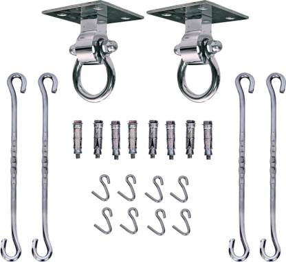 TrendyCreationHub Swing Steel Chain Link saliya Accessories (SWING CHAIN, 7 FEET 4 PCS) Steel Large Swing