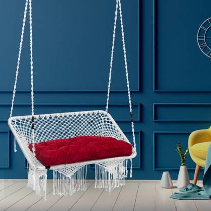 Patiofy Premium Large Double Seater Swing/ Swing for Adults/ 2 Seater Adult Swing/ Jhula Polyester Hammock