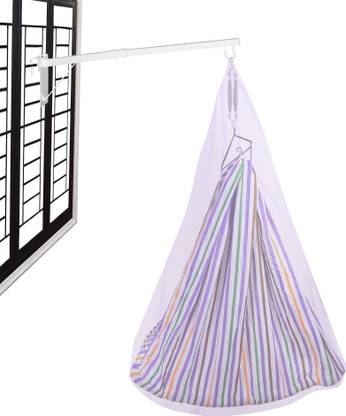 beetot cradle for baby, baby jhula, window hanger cradle, thottila, uyyala Cotton, Polyester Large Swing