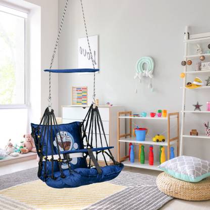 Miss & Chief Hammock Cushioned Swing/ Kids Jhula/ Swing for Baby/Swing for Kids/ Baby Jhula Cotton Small Swing