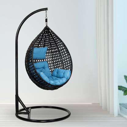 Swingzy Hanging Single Seater Swing Chair/Swing for Adults/With Stand/ Iron Hammock Iron Hammock