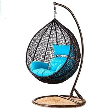AIG Swing Chair With Stand & Free Cushion For Outdoor/Indoor Furniture(Free Cushion) Iron Hammock