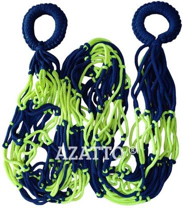 AZATTO Nylon Rope Hanging Hammock Swing (7 Feets)Suitable for Indoor & Outdoor Balcony Nylon, Polyester Hammock
