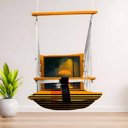 Kidszone Cotton Swing for Kids Baby's Children Folding and Washable 1-6 Years Swings Cotton Small Swing