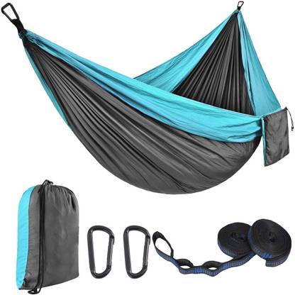 STHIRA Max 200kg Load Hammock for Camping,Hammock Swing for Adults Kids (275 x 140cm) Nylon Hammock