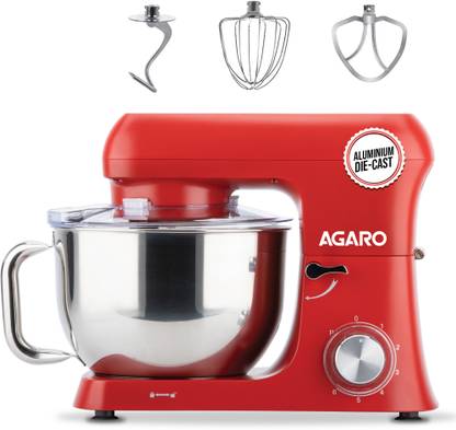 AGARO 1500 W Red Stand Mixer