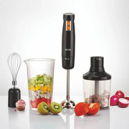 Glen 350 W Black Electric Whisk, Chopper