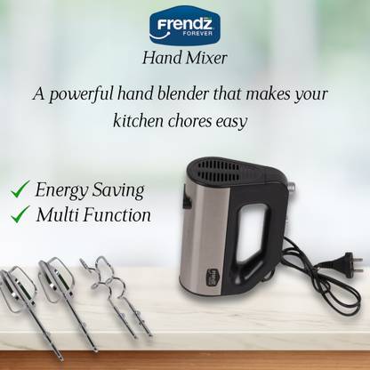 Frendz Forever 400 W Black, Grey Hand Blender, Stand Mixer