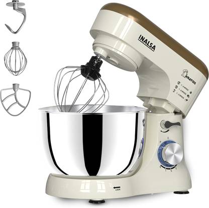 Inalsa 1200 W White Stand Mixer