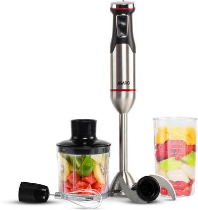 AGARO 1500 W Black Hand Blender, Chopper