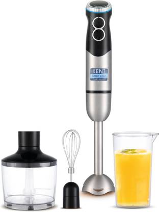KENT 450 W Silver, Black Chopper, Hand Blender