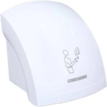 Singhal White Automatic Hand-Dryer Machine for Bathroom/Office/Hotel/Commercial Use Hand Dryer Machine