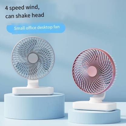 DN BROTHERS Portable Table Fan,USB Fan , echargeable Desk Fan,4 Speed for Personal Fan D30 Rechargeable Desk Fan, Portable Table Fan,USB Fan,4 Speed for Personal Fan D30 USB Fan
