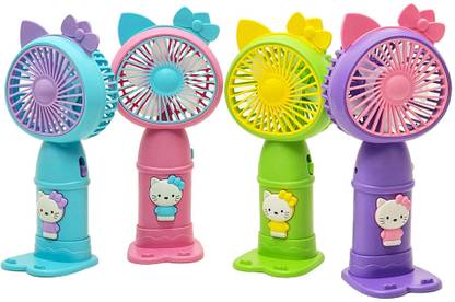 Felinar Solid Multicolor Hand Fan