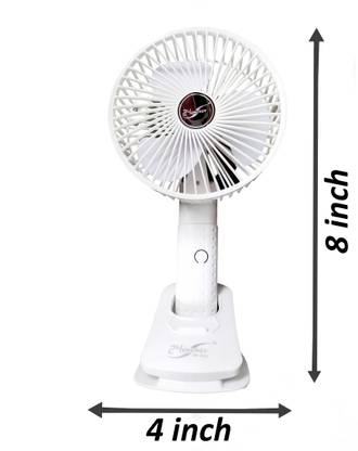 Telectric Foldable Solid White Hand Fan