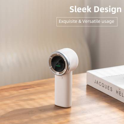 EliteMe Solid White Hand Fan