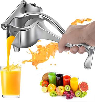 TONY STARK Aluminium Press Fruit with Removable Strainer for Orange,Lime, Grapefruit Hand Juicer