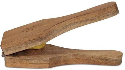 LyqArt Wood Wooden Handmade Lemon Squeezer | Lemon Squeezer & Masher, Manual Citrus Lime Hand Juicer Press Squeeze for Lemonade and Dishwasher Safe | Nimbu Nichodni | Nimbu Masher | Hand Lemon Masher (Brown) Hand Juicer