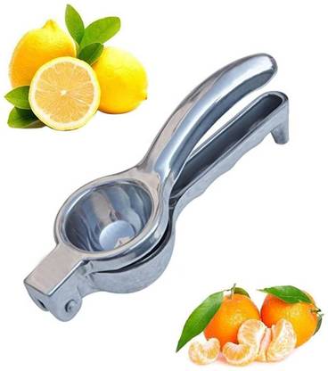 pivotal Aluminium Aluminium Lemon/Lime Squeezer|Manual Hand Press Lemon Squeezer (Silver) Hand Juicer