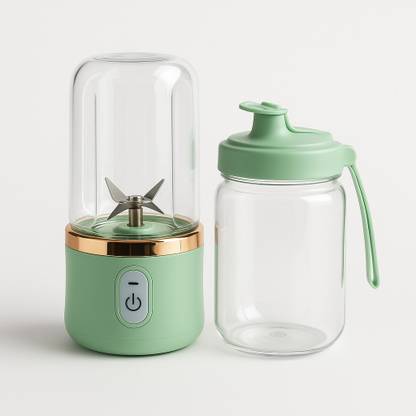 JSS Plastic Portable USB Rechargeable Juicer Blender Bottle Hand Juicer