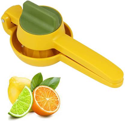 ELITEHOME Plastic Lemon Squeezer (Yellow Pack of 1) Hand Juicer