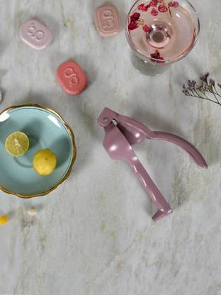 livingwithelan Aluminium Aluminium Lime Juice Squeezer | Juice Extractor | Lemon Crusher | Nimbu Presser Hand Juicer