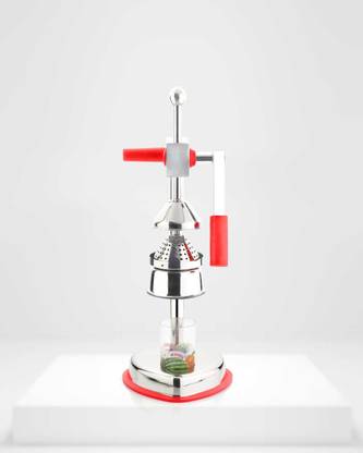 Finner Steel Hand Press Juicer with Serving Cup Manual Instant Citrus Cold Pressed Squeezer Hand Juicer