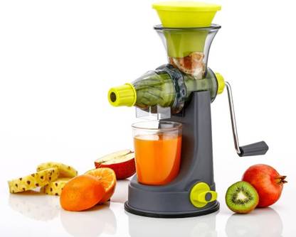 FlatKitch Plastic Portable Juicer Machine For Fruits And Vegetables Hand Juicer