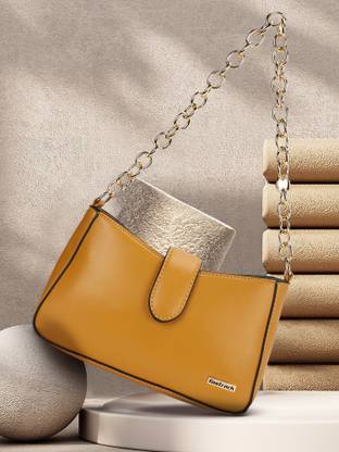 Fastrack Women Yellow Shoulder Bag