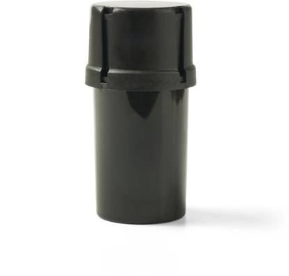 STRONG BONG Grind Tainer - Black | Smell-Proof Herb Storage Container with Built-In Grinder Hand Muller Grinder