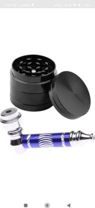 RJC solid black crusher with metal pipe Hand Muller Grinder