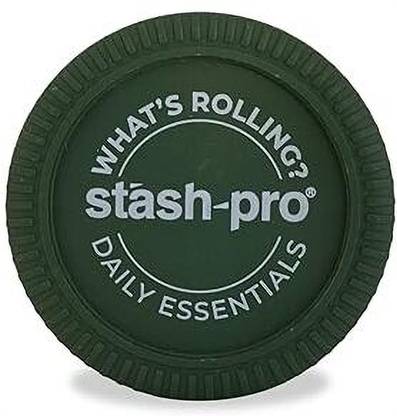 Puff Smart Stash-Pro Acrylic Big Herb Crusher, Grinder (63 mm) (Green) Hand Muller Grinder