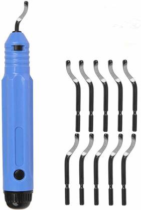 BOLT Deburring Tool Set NB1100 Burr Handle with Blades Scraper Pipe Reamer 10 Pc Single Sided Speciality