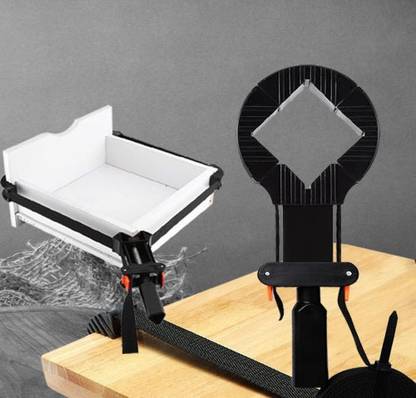 AS TOOL CENTER Adjustable belt Clamp, Multi-function 4-jaw Adjustable Corner Clamp plastic Hand Plane