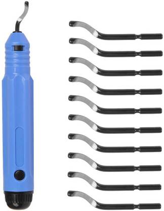 HASTHIP Multipurpose Deburring Tool Set NB1100 Burr Handle with Blades Deburring Scraper Metal Hand Plane