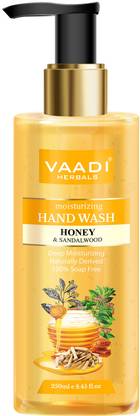 vaadi Herbals Deep Moisturizing Honey & Sandal Hand Wash Hand Wash Pump Dispenser