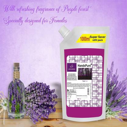 HandsPure Hand Wash with Active nano silver technology I Complete family pack Hand Wash Refill Pouch