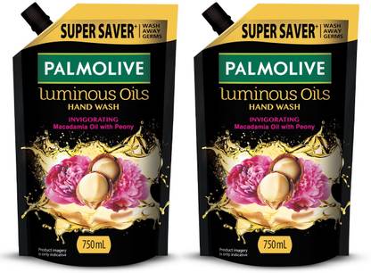 PALMOLIVE Luminous Oils Invigorating Combo Saver Pack Hand Wash Pouch