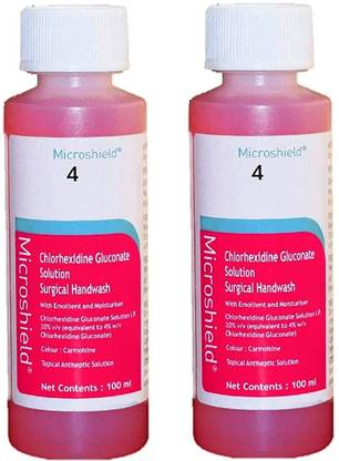 Microshield Schülke 4 Surgical Hand Wash (100 Ml Pack Of 2) Hand Wash Bottle