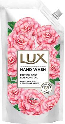 LUX Hands Hand Wash For Clean, Soft & Fragrant - 750ml Hand Wash Pouch