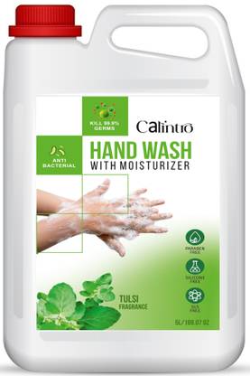 Calintro Tulsi Antibacterial germ-protect | Advanced Disinfection Handwash Hand Wash Can