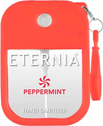 ETERNIA Pocket Spray  Instant Refreshing Gel for Hands - Peppermint Hand Sanitizer Spray Bottle